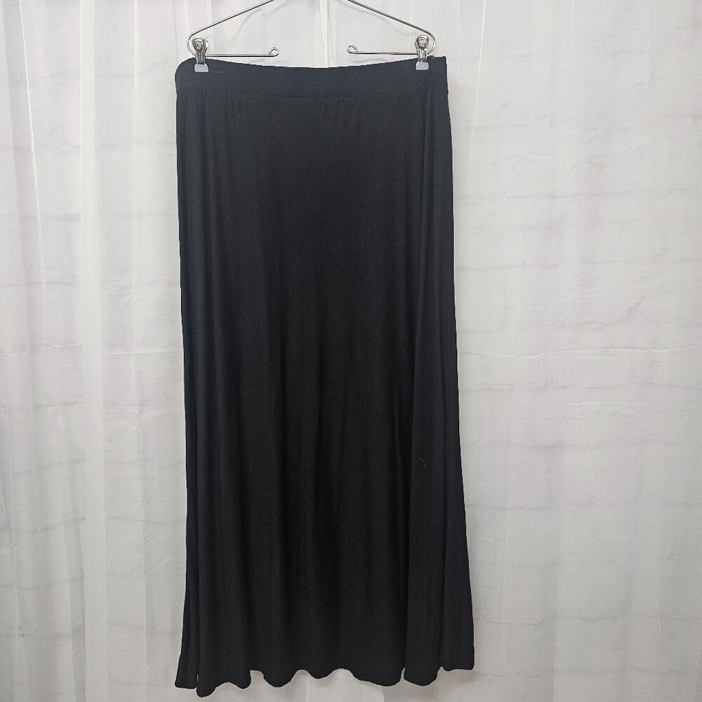 Jessica London Skirt Black Maxi Casual Goth Whimsigoth  Minimalist 26/28